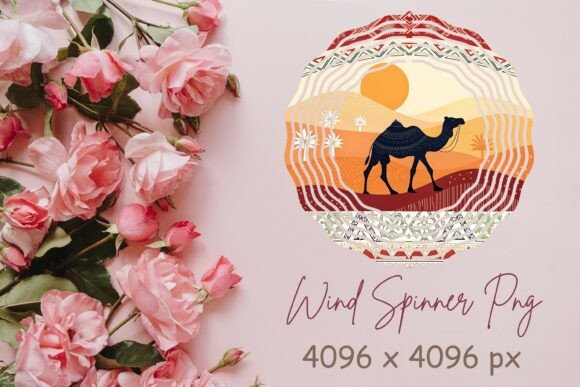 Camel Wind Spinner PNG: Your Ultimate Craft Design