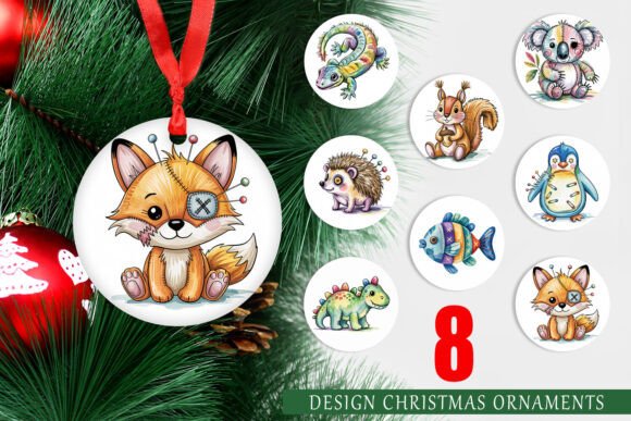 Creepy Cute Pastel Halloween Ornaments