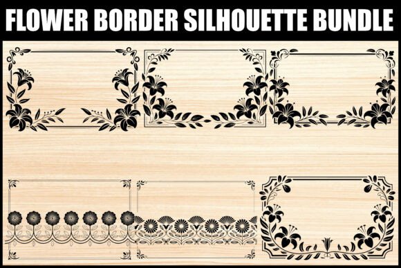 Elegant Floral Frame SVG Bundle for Creators