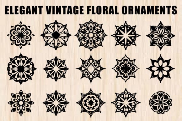 Elegant Vintage Floral Ornament Set Guide