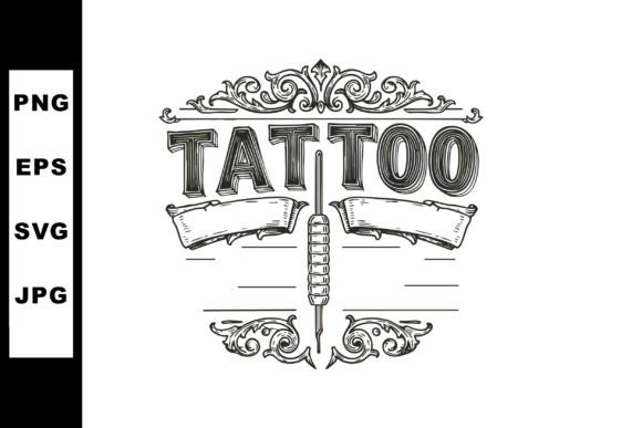 Embracing the Classic: A Guide to Vintage Tattoo Designs with Decorative Scrolls and Machines