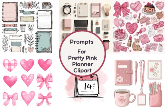 Enhancing Your Digital and Print Organization with Pretty Pink Planner Clipart