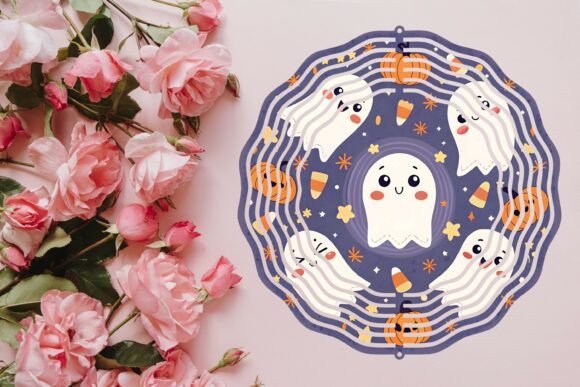 Evaluating the Ghost Party Spiral Wind Spinner PNG for DIY Projects