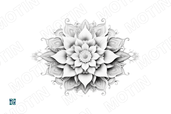 Intricate Black and White Floral Art: Elevating Spaces with Monochrome Elegance