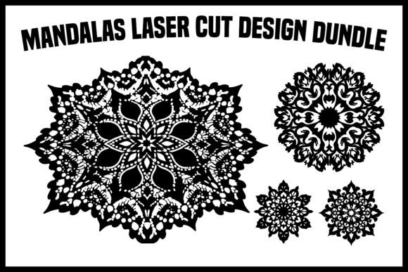 Mandala Laser Cut Design Bundle: 6 Intricate SVGs