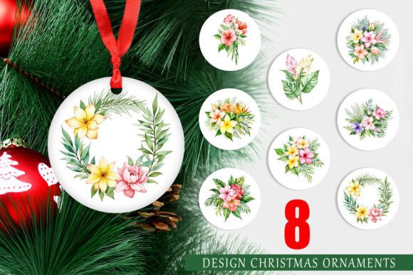 Ornament Botanical Bloom: Integrating High-Resolution PNG Assets into Your Holiday Design Workflow