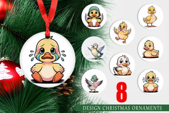 Ornament Duck Mood: Evaluating Whimsical Circular Designs for Holiday Decor
