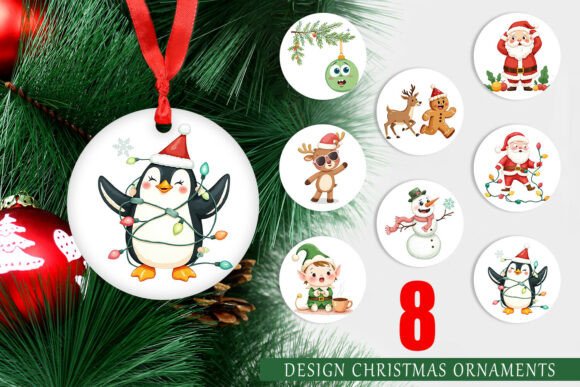 Ornament Funny Christmas: Elevate Your Holiday Decor with Printable PNG Designs