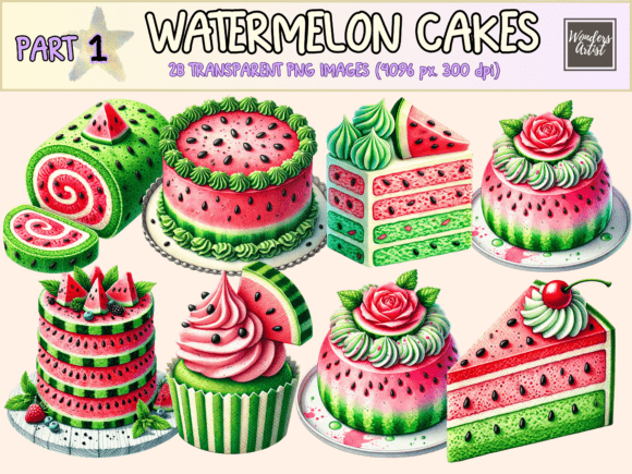 Slice Into Joy: The Ultimate Guide to Using Watermelon Cake Clipart in Modern Design