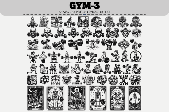 Strategic Asset Allocation: Maximizing Value with the Gym Fitness SVG Bundle – 63 Designs