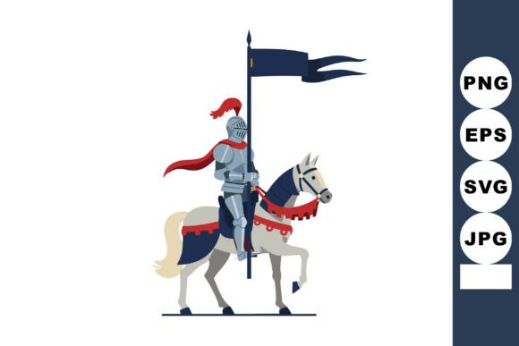 The Enduring Allure of the Medieval Knight in Full Armor Riding a White Horse