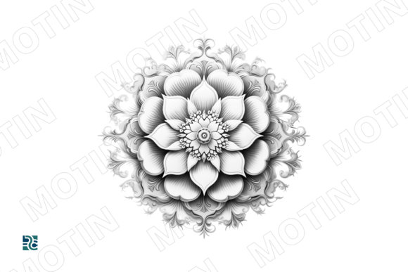 Unfurling the Brilliance of Intricate Black and White Floral Design in Modern Aesthetics