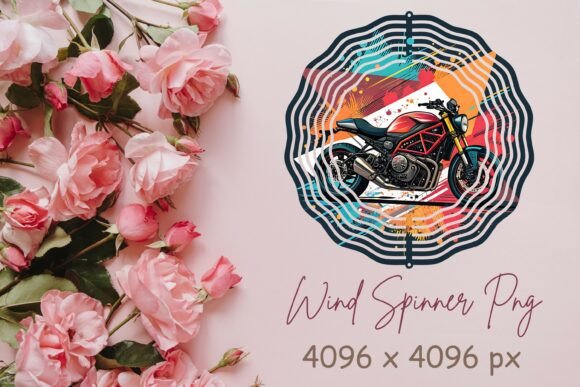 Unlocking Creative Motion: A Guide to Motorbike Wind Spinner PNG Designs