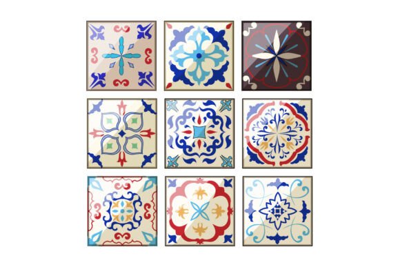 Unlocking the Visual Charm of Arabic Mosaic Tile Set Cartoon Designs