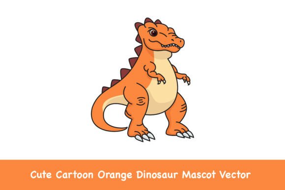 Why the Cute Cartoon Orange Dinosaur Mascot is Your Next Creative Powerhouse